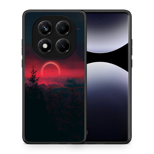 Θήκη Xiaomi Redmi Note 14 Pro 4G Sunset Tropic από τη Smartfits με σχέδιο στο πίσω μέρος και μαύρο περίβλημα | Xiaomi Redmi Note 14 Pro 4G Sunset Tropic case with colorful back and black bezels