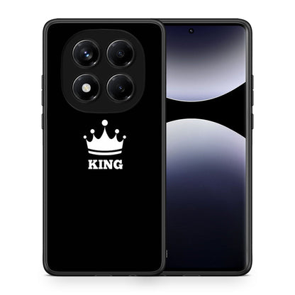 Θήκη Xiaomi Redmi Note 14 Pro 4G King Valentine από τη Smartfits με σχέδιο στο πίσω μέρος και μαύρο περίβλημα | Xiaomi Redmi Note 14 Pro 4G King Valentine case with colorful back and black bezels