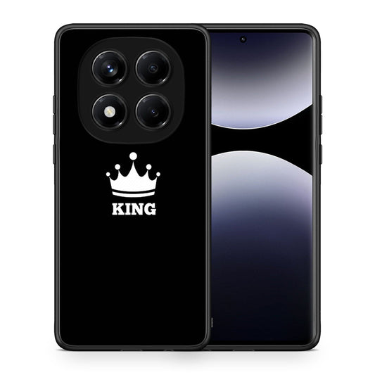 Θήκη Xiaomi Redmi Note 14 Pro 4G King Valentine από τη Smartfits με σχέδιο στο πίσω μέρος και μαύρο περίβλημα | Xiaomi Redmi Note 14 Pro 4G King Valentine case with colorful back and black bezels