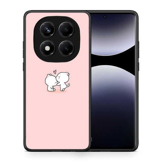 Θήκη Xiaomi Redmi Note 14 Pro 4G Love Valentine από τη Smartfits με σχέδιο στο πίσω μέρος και μαύρο περίβλημα | Xiaomi Redmi Note 14 Pro 4G Love Valentine case with colorful back and black bezels