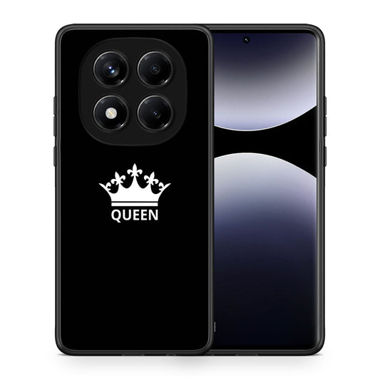 Θήκη Xiaomi Redmi Note 14 Pro 4G Queen Valentine από τη Smartfits με σχέδιο στο πίσω μέρος και μαύρο περίβλημα | Xiaomi Redmi Note 14 Pro 4G Queen Valentine case with colorful back and black bezels