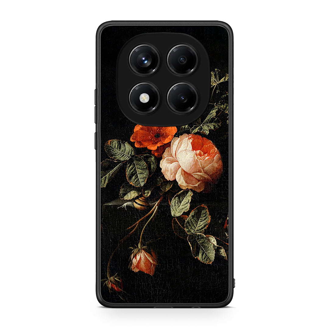 Xiaomi Redmi Note 14 Pro 4G Vintage Roses θήκη από τη Smartfits με σχέδιο στο πίσω μέρος και μαύρο περίβλημα | Smartphone case with colorful back and black bezels by Smartfits