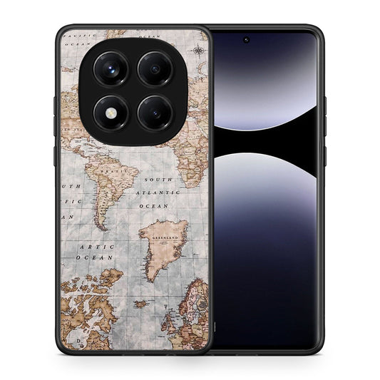 World Map - Xiaomi Redmi Note 14 Pro 4G θήκη