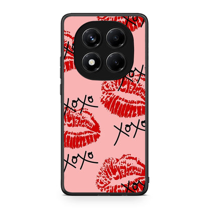 Xiaomi Redmi Note 14 Pro 4G XOXO Lips θήκη από τη Smartfits με σχέδιο στο πίσω μέρος και μαύρο περίβλημα | Smartphone case with colorful back and black bezels by Smartfits