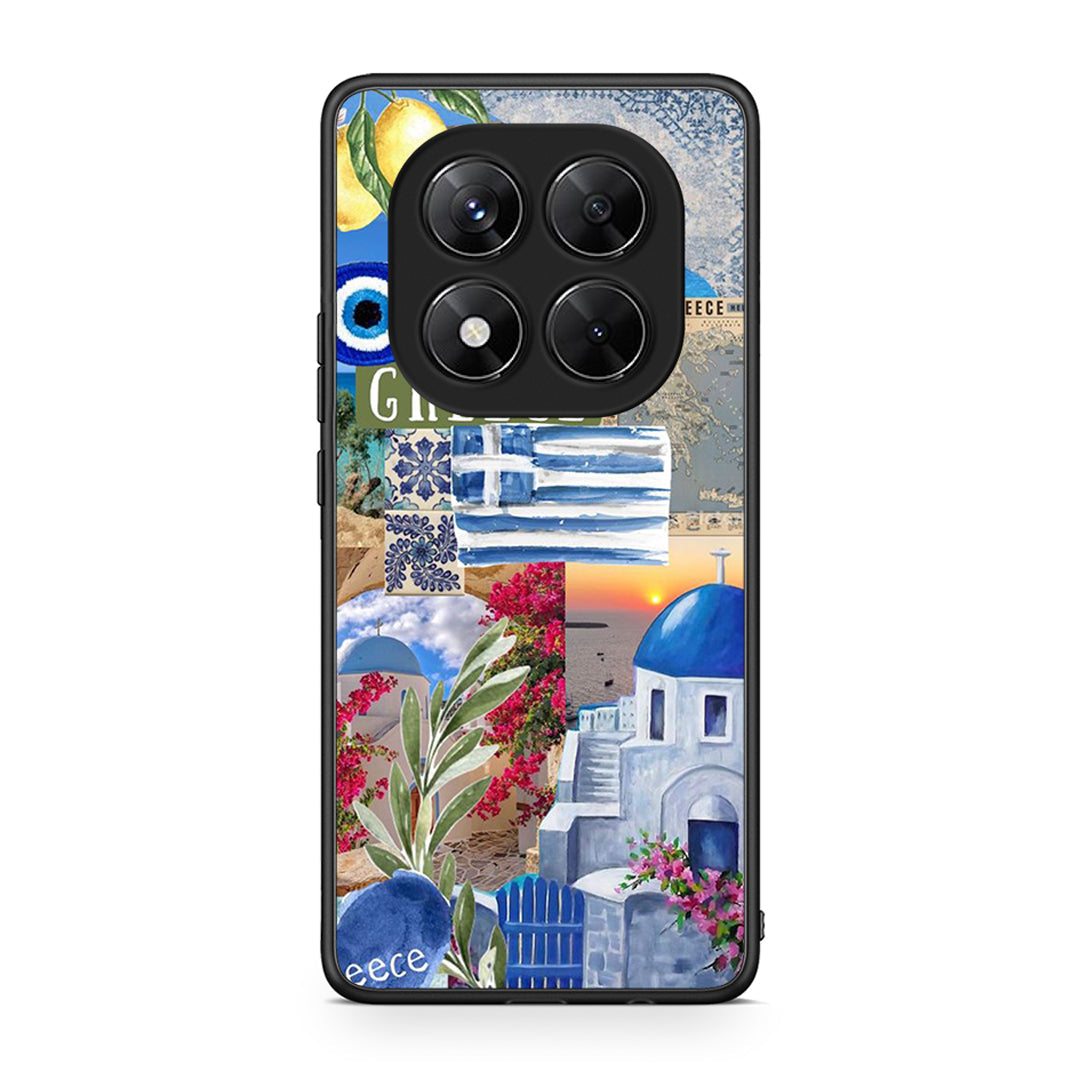 Xiaomi Redmi Note 14 Pro 5G / Poco X7 All Greek Θήκη από τη Smartfits με σχέδιο στο πίσω μέρος και μαύρο περίβλημα | Smartphone case with colorful back and black bezels by Smartfits