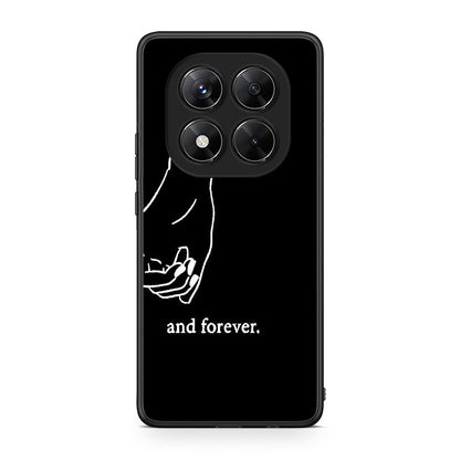 Xiaomi Redmi Note 14 Pro 5G / Poco X7 Always & Forever 2 Θήκη Αγίου Βαλεντίνου από τη Smartfits με σχέδιο στο πίσω μέρος και μαύρο περίβλημα | Smartphone case with colorful back and black bezels by Smartfits