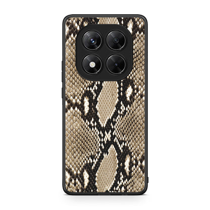 23 - Xiaomi Redmi Note 14 Pro 5G / Poco X7 Fashion Snake Animal case, cover, bumper