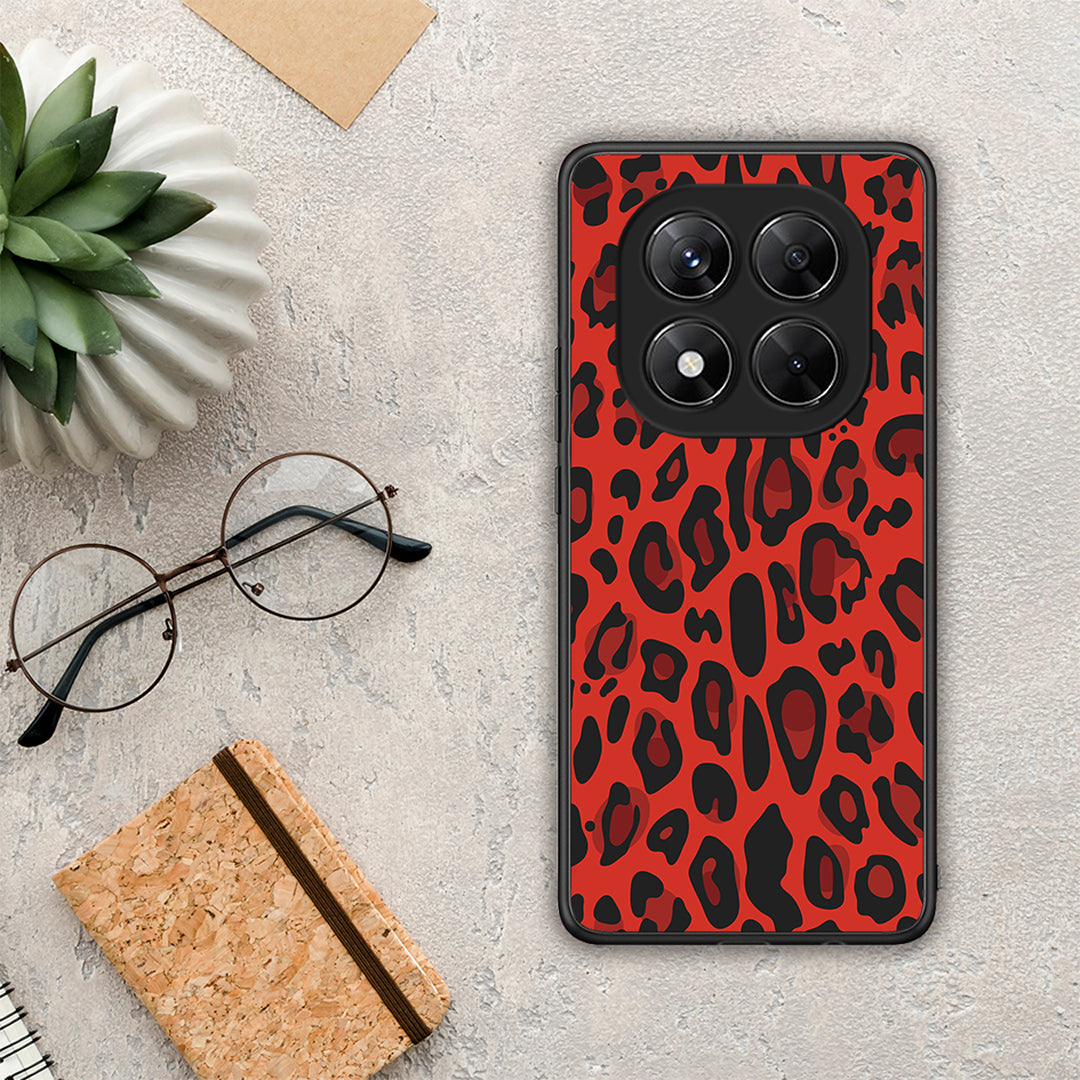 Animal Red Leopard - Xiaomi Redmi Note 14 Pro 5G / Poco X7 θήκη