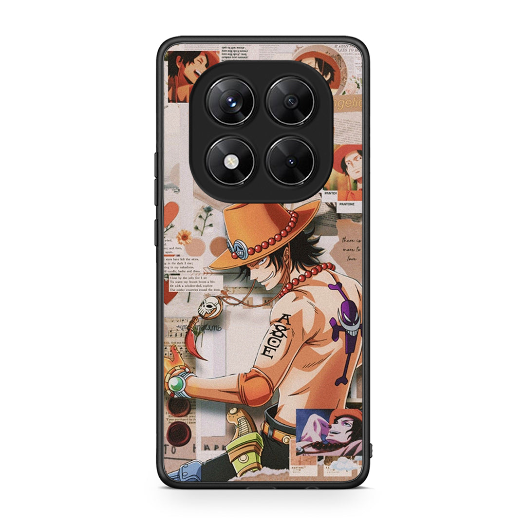 Xiaomi Redmi Note 14 Pro 5G / Poco X7 Anime Collage θήκη από τη Smartfits με σχέδιο στο πίσω μέρος και μαύρο περίβλημα | Smartphone case with colorful back and black bezels by Smartfits