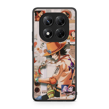 Xiaomi Redmi Note 14 Pro 5G / Poco X7 Anime Collage θήκη από τη Smartfits με σχέδιο στο πίσω μέρος και μαύρο περίβλημα | Smartphone case with colorful back and black bezels by Smartfits