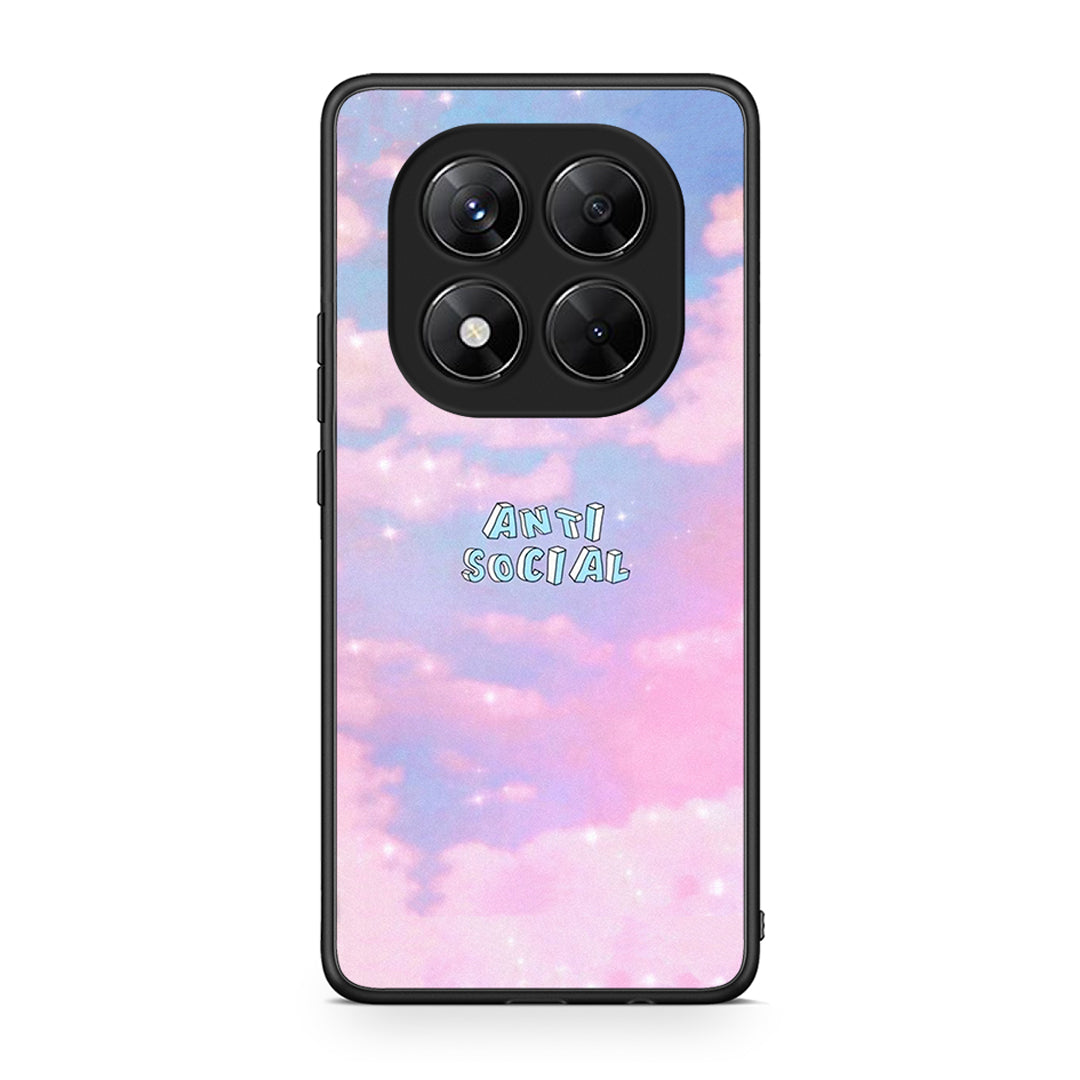 Xiaomi Redmi Note 14 Pro 5G / Poco X7 Anti Social Θήκη Αγίου Βαλεντίνου από τη Smartfits με σχέδιο στο πίσω μέρος και μαύρο περίβλημα | Smartphone case with colorful back and black bezels by Smartfits