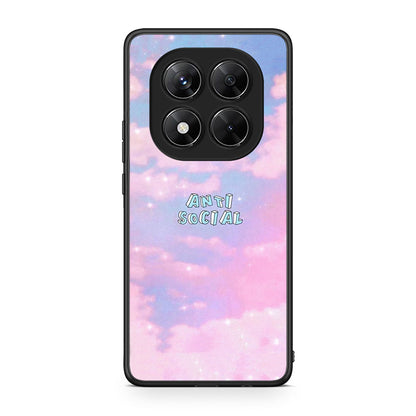 Xiaomi Redmi Note 14 Pro 5G / Poco X7 Anti Social Θήκη Αγίου Βαλεντίνου από τη Smartfits με σχέδιο στο πίσω μέρος και μαύρο περίβλημα | Smartphone case with colorful back and black bezels by Smartfits