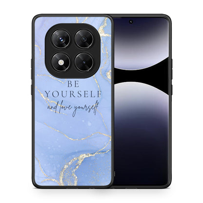 Θήκη Xiaomi Redmi Note 14 Pro 5G / Poco X7 Be Yourself από τη Smartfits με σχέδιο στο πίσω μέρος και μαύρο περίβλημα | Xiaomi Redmi Note 14 Pro 5G / Poco X7 Be Yourself case with colorful back and black bezels