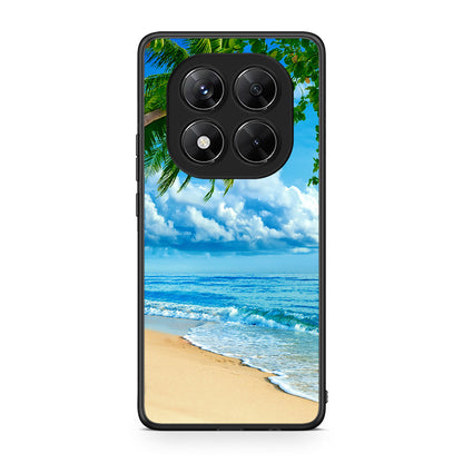 Xiaomi Redmi Note 14 Pro 5G / Poco X7 Beautiful Beach θήκη από τη Smartfits με σχέδιο στο πίσω μέρος και μαύρο περίβλημα | Smartphone case with colorful back and black bezels by Smartfits