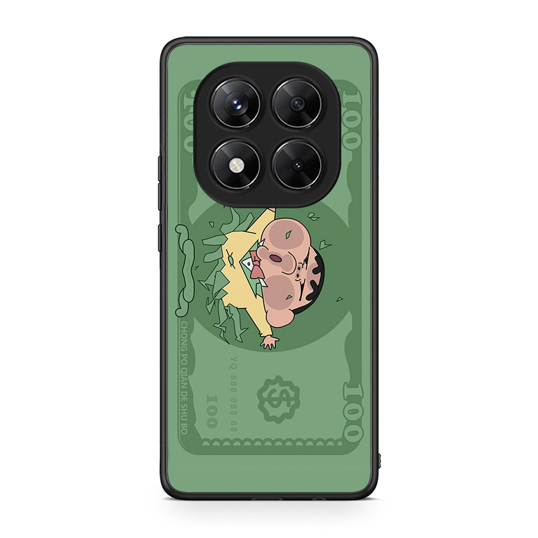 Xiaomi Redmi Note 14 Pro 5G / Poco X7 Big Money Θήκη Αγίου Βαλεντίνου από τη Smartfits με σχέδιο στο πίσω μέρος και μαύρο περίβλημα | Smartphone case with colorful back and black bezels by Smartfits
