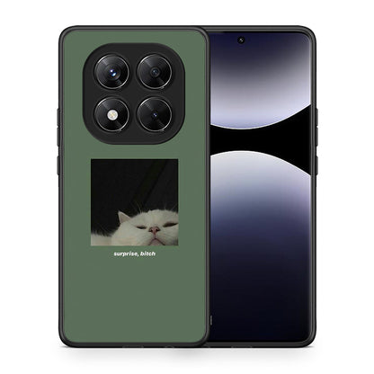 Θήκη Xiaomi Redmi Note 14 Pro 5G / Poco X7 Bitch Surprise από τη Smartfits με σχέδιο στο πίσω μέρος και μαύρο περίβλημα | Xiaomi Redmi Note 14 Pro 5G / Poco X7 Bitch Surprise case with colorful back and black bezels