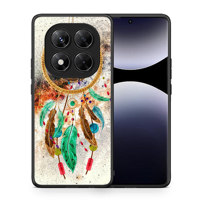 Θήκη Xiaomi Redmi Note 14 Pro 5G / Poco X7 DreamCatcher Boho από τη Smartfits με σχέδιο στο πίσω μέρος και μαύρο περίβλημα | Xiaomi Redmi Note 14 Pro 5G / Poco X7 DreamCatcher Boho case with colorful back and black bezels