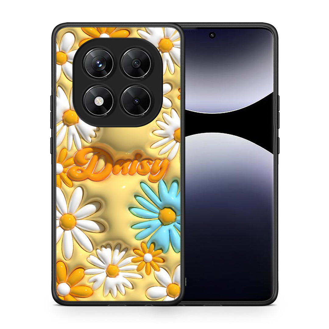 Θήκη Xiaomi Redmi Note 14 Pro 5G / Poco X7 Bubble Daisies από τη Smartfits με σχέδιο στο πίσω μέρος και μαύρο περίβλημα | Xiaomi Redmi Note 14 Pro 5G / Poco X7 Bubble Daisies case with colorful back and black bezels