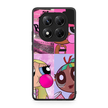 Xiaomi Redmi Note 14 Pro 5G / Poco X7 Bubble Girls Θήκη Αγίου Βαλεντίνου από τη Smartfits με σχέδιο στο πίσω μέρος και μαύρο περίβλημα | Smartphone case with colorful back and black bezels by Smartfits