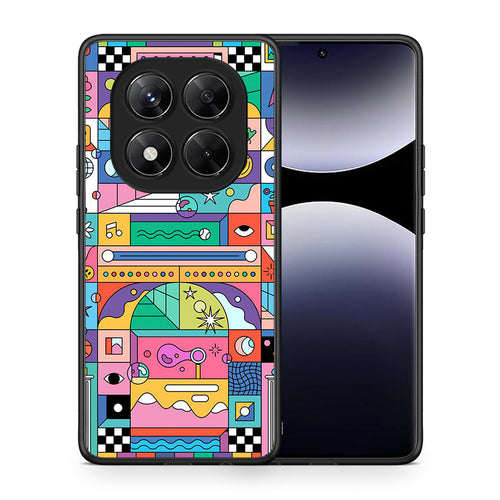 Θήκη Xiaomi Redmi Note 14 Pro 5G / Poco X7 Bubbles Soap από τη Smartfits με σχέδιο στο πίσω μέρος και μαύρο περίβλημα | Xiaomi Redmi Note 14 Pro 5G / Poco X7 Bubbles Soap case with colorful back and black bezels