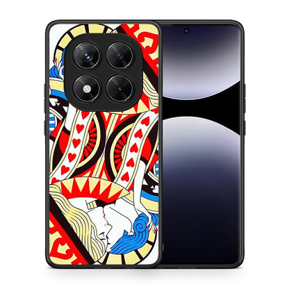 Θήκη Xiaomi Redmi Note 14 Pro 5G / Poco X7 Card Love από τη Smartfits με σχέδιο στο πίσω μέρος και μαύρο περίβλημα | Xiaomi Redmi Note 14 Pro 5G / Poco X7 Card Love case with colorful back and black bezels