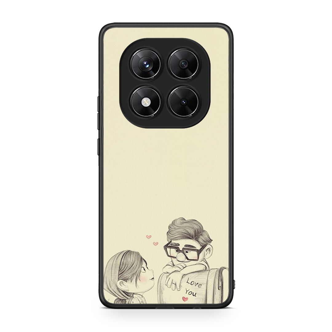 Xiaomi Redmi Note 14 Pro 5G / Poco X7 Carl And Ellie θήκη από τη Smartfits με σχέδιο στο πίσω μέρος και μαύρο περίβλημα | Smartphone case with colorful back and black bezels by Smartfits