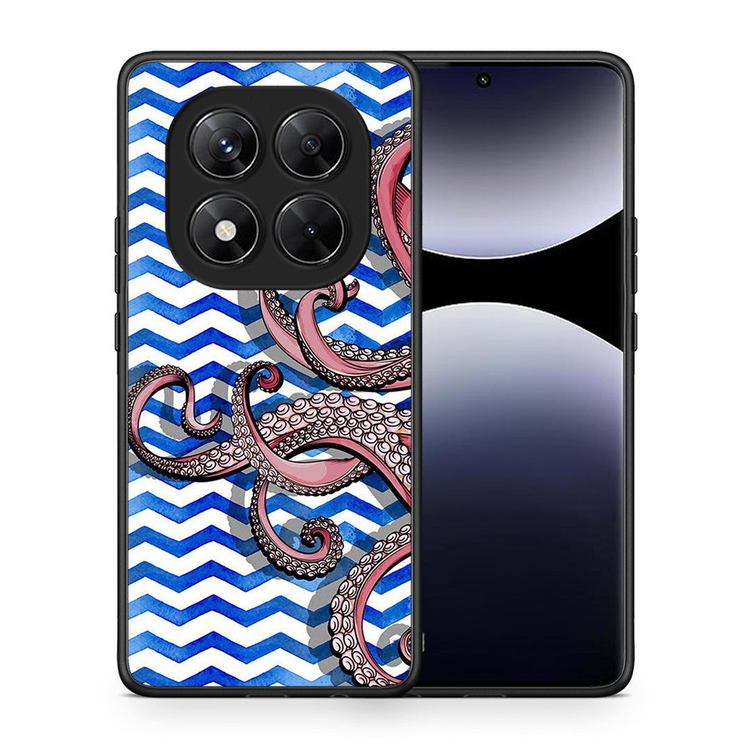 Θήκη Xiaomi Redmi Note 14 Pro 5G / Poco X7 Chevron Devilfish από τη Smartfits με σχέδιο στο πίσω μέρος και μαύρο περίβλημα | Xiaomi Redmi Note 14 Pro 5G / Poco X7 Chevron Devilfish case with colorful back and black bezels