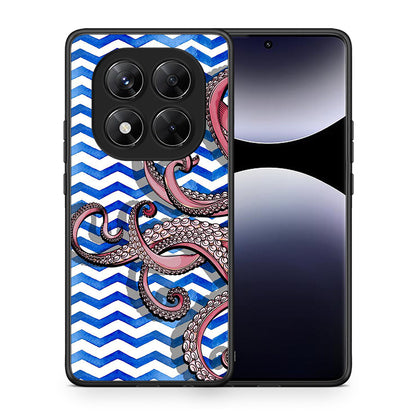 Θήκη Xiaomi Redmi Note 14 Pro 5G / Poco X7 Chevron Devilfish από τη Smartfits με σχέδιο στο πίσω μέρος και μαύρο περίβλημα | Xiaomi Redmi Note 14 Pro 5G / Poco X7 Chevron Devilfish case with colorful back and black bezels