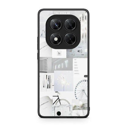 Xiaomi Redmi Note 14 Pro 5G / Poco X7 Collage Make Me Wonder Θήκη Αγίου Βαλεντίνου από τη Smartfits με σχέδιο στο πίσω μέρος και μαύρο περίβλημα | Smartphone case with colorful back and black bezels by Smartfits