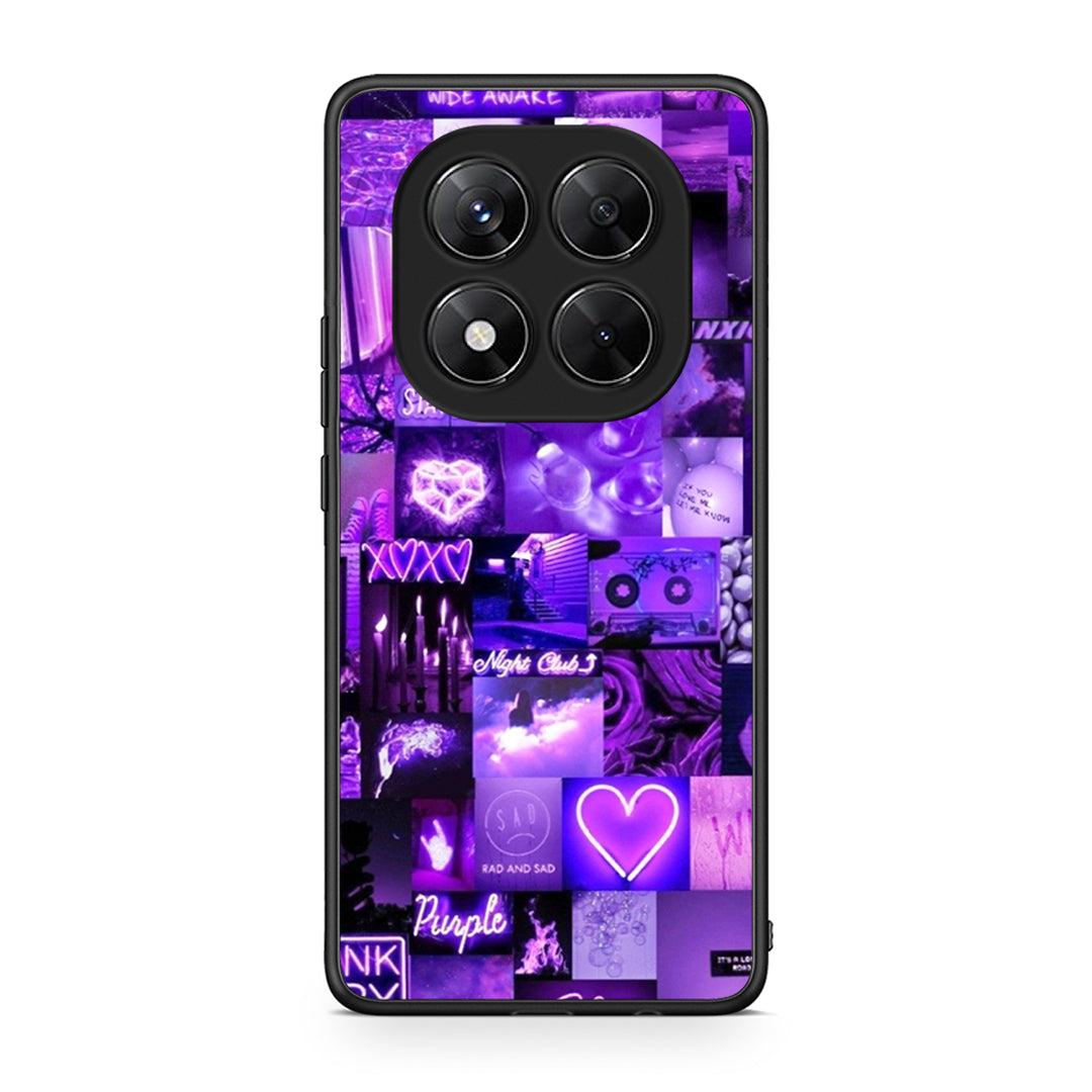 Xiaomi Redmi Note 14 Pro 5G / Poco X7 Collage Stay Wild Θήκη Αγίου Βαλεντίνου από τη Smartfits με σχέδιο στο πίσω μέρος και μαύρο περίβλημα | Smartphone case with colorful back and black bezels by Smartfits
