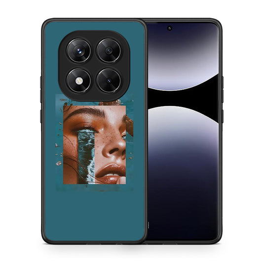 Θήκη Xiaomi Redmi Note 14 Pro 5G / Poco X7 Cry An Ocean από τη Smartfits με σχέδιο στο πίσω μέρος και μαύρο περίβλημα | Xiaomi Redmi Note 14 Pro 5G / Poco X7 Cry An Ocean case with colorful back and black bezels