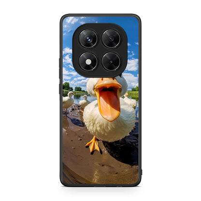 Xiaomi Redmi Note 14 Pro 5G / Poco X7 Duck Face θήκη από τη Smartfits με σχέδιο στο πίσω μέρος και μαύρο περίβλημα | Smartphone case with colorful back and black bezels by Smartfits
