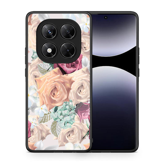 Θήκη Xiaomi Redmi Note 14 Pro 5G / Poco X7 Bouquet Floral από τη Smartfits με σχέδιο στο πίσω μέρος και μαύρο περίβλημα | Xiaomi Redmi Note 14 Pro 5G / Poco X7 Bouquet Floral case with colorful back and black bezels