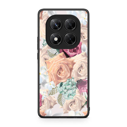 99 - Xiaomi Redmi Note 14 Pro 5G / Poco X7 Bouquet Floral case, cover, bumper