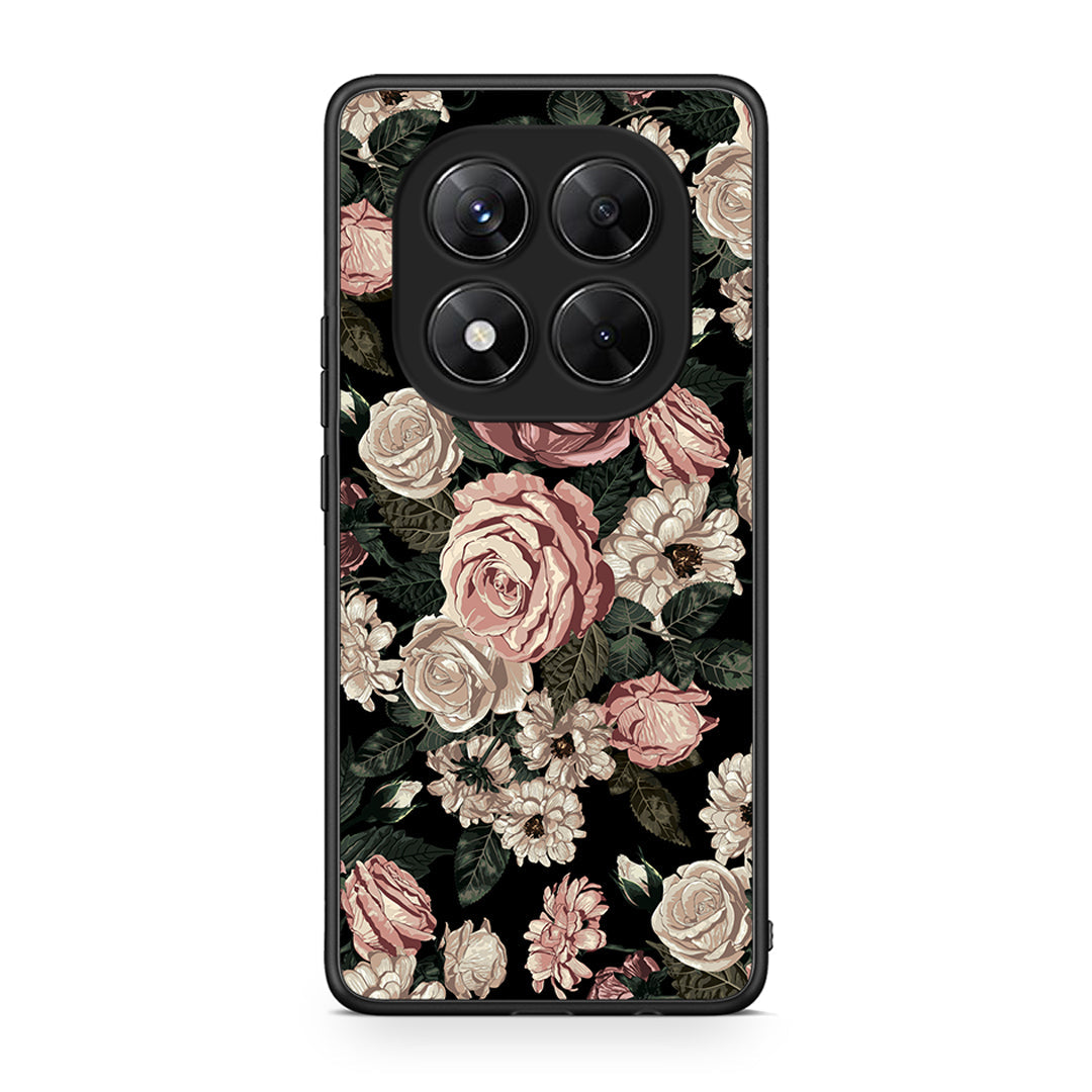 4 - Xiaomi Redmi Note 14 Pro 5G / Poco X7 Wild Roses Flower case, cover, bumper