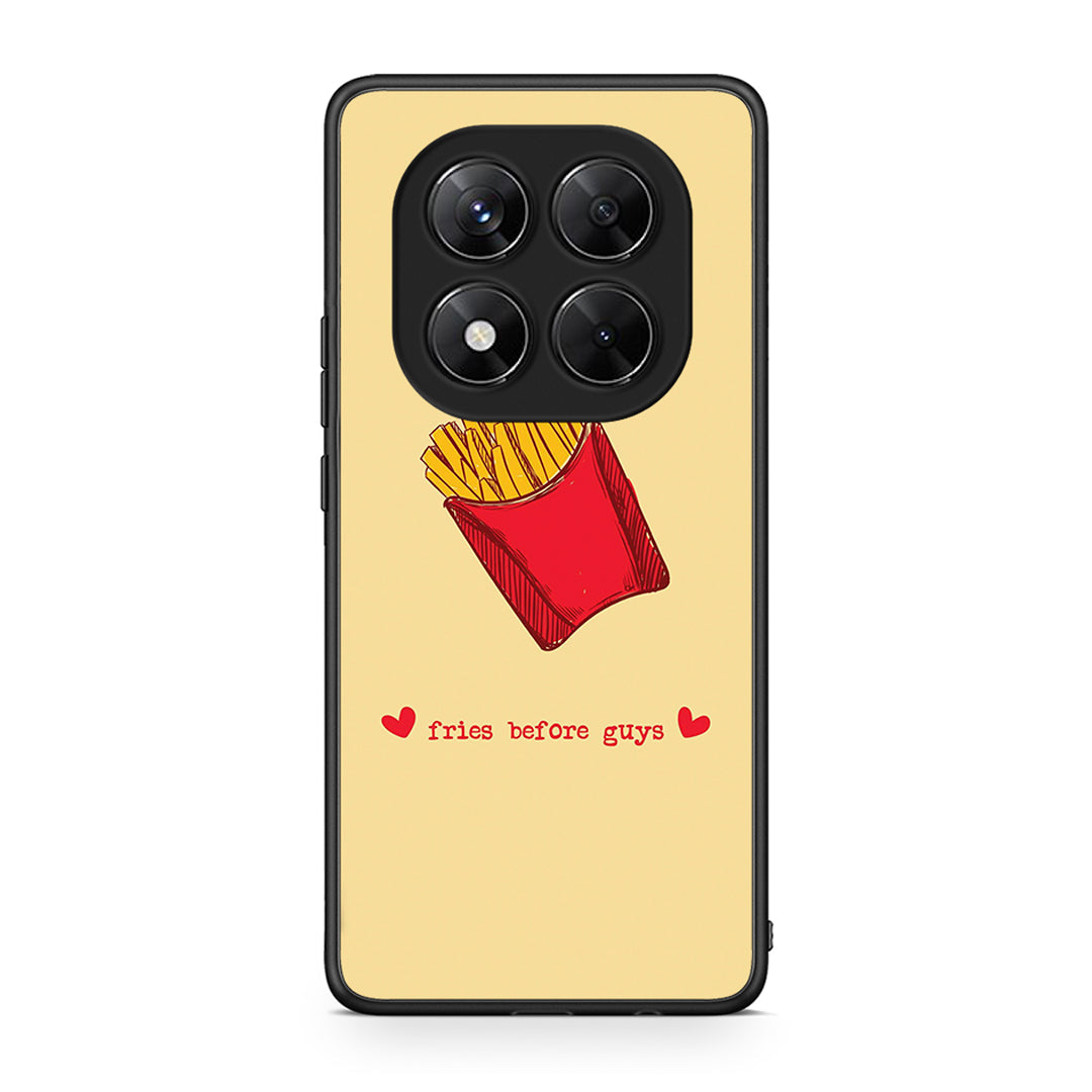 Xiaomi Redmi Note 14 Pro 5G / Poco X7 Fries Before Guys Θήκη Αγίου Βαλεντίνου από τη Smartfits με σχέδιο στο πίσω μέρος και μαύρο περίβλημα | Smartphone case with colorful back and black bezels by Smartfits
