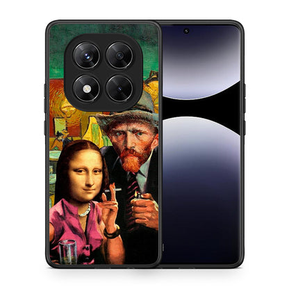 Θήκη Xiaomi Redmi Note 14 Pro 5G / Poco X7 Funny Art από τη Smartfits με σχέδιο στο πίσω μέρος και μαύρο περίβλημα | Xiaomi Redmi Note 14 Pro 5G / Poco X7 Funny Art case with colorful back and black bezels