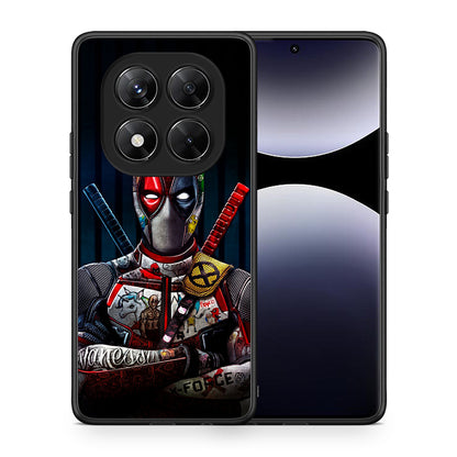 Θήκη Xiaomi Redmi Note 14 Pro 5G / Poco X7 Funny Guy από τη Smartfits με σχέδιο στο πίσω μέρος και μαύρο περίβλημα | Xiaomi Redmi Note 14 Pro 5G / Poco X7 Funny Guy case with colorful back and black bezels