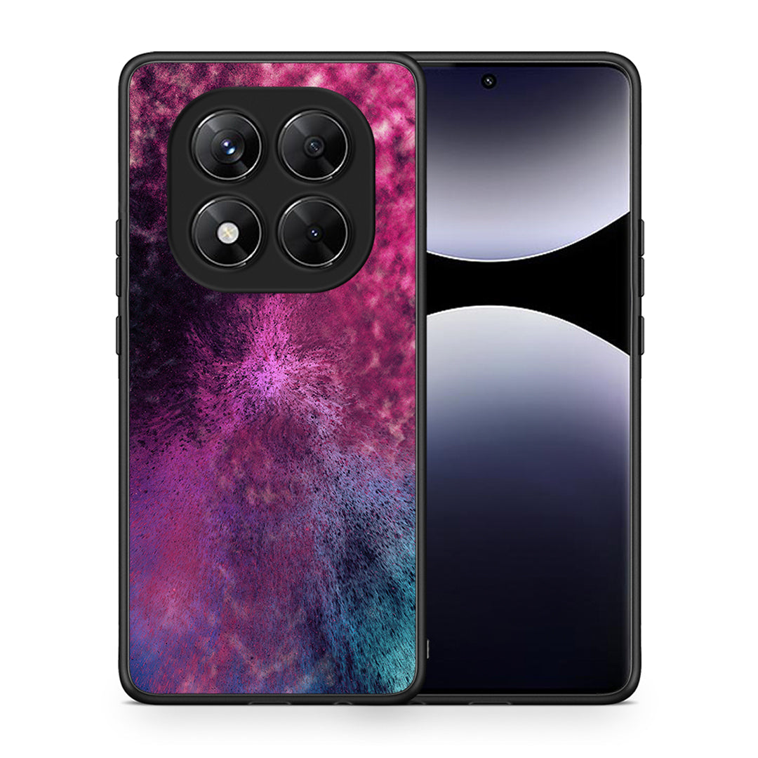 Θήκη Xiaomi Redmi Note 14 Pro 5G / Poco X7 Aurora Galaxy από τη Smartfits με σχέδιο στο πίσω μέρος και μαύρο περίβλημα | Xiaomi Redmi Note 14 Pro 5G / Poco X7 Aurora Galaxy case with colorful back and black bezels