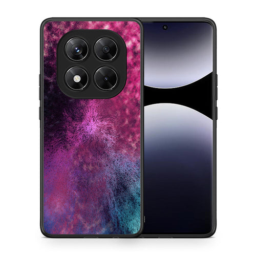 Θήκη Xiaomi Redmi Note 14 Pro 5G / Poco X7 Aurora Galaxy από τη Smartfits με σχέδιο στο πίσω μέρος και μαύρο περίβλημα | Xiaomi Redmi Note 14 Pro 5G / Poco X7 Aurora Galaxy case with colorful back and black bezels