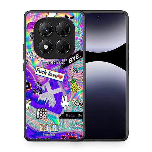 Θήκη Xiaomi Redmi Note 14 Pro 5G / Poco X7 Game Over από τη Smartfits με σχέδιο στο πίσω μέρος και μαύρο περίβλημα | Xiaomi Redmi Note 14 Pro 5G / Poco X7 Game Over case with colorful back and black bezels