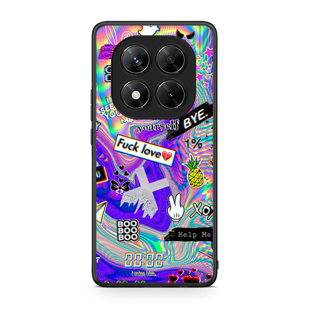 Xiaomi Redmi Note 14 Pro 5G / Poco X7 Game Over θήκη από τη Smartfits με σχέδιο στο πίσω μέρος και μαύρο περίβλημα | Smartphone case with colorful back and black bezels by Smartfits