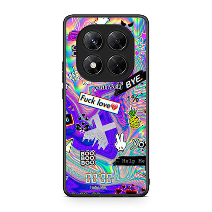 Xiaomi Redmi Note 14 Pro 5G / Poco X7 Game Over θήκη από τη Smartfits με σχέδιο στο πίσω μέρος και μαύρο περίβλημα | Smartphone case with colorful back and black bezels by Smartfits