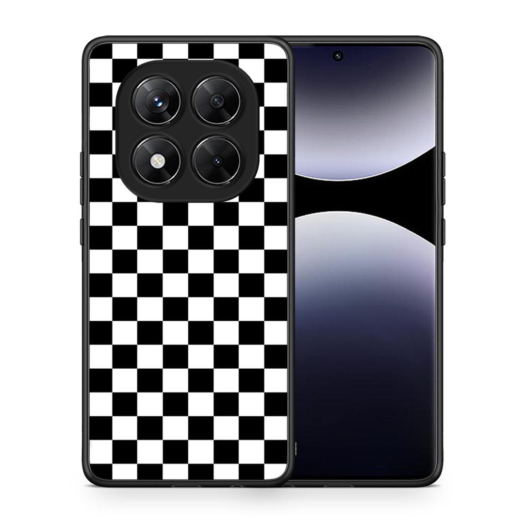 Θήκη Xiaomi Redmi Note 14 Pro 5G / Poco X7 Squares Geometric από τη Smartfits με σχέδιο στο πίσω μέρος και μαύρο περίβλημα | Xiaomi Redmi Note 14 Pro 5G / Poco X7 Squares Geometric case with colorful back and black bezels