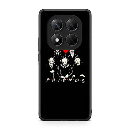 Xiaomi Redmi Note 14 Pro 5G / Poco X7 Halloween Friends Θήκη από τη Smartfits με σχέδιο στο πίσω μέρος και μαύρο περίβλημα | Smartphone case with colorful back and black bezels by Smartfits