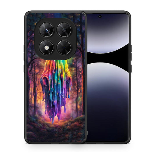 Θήκη Xiaomi Redmi Note 14 Pro 5G / Poco X7 Halloween Ghost από τη Smartfits με σχέδιο στο πίσω μέρος και μαύρο περίβλημα | Xiaomi Redmi Note 14 Pro 5G / Poco X7 Halloween Ghost case with colorful back and black bezels