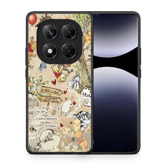 Θήκη Xiaomi Redmi Note 14 Pro 5G / Poco X7 Happy Friends από τη Smartfits με σχέδιο στο πίσω μέρος και μαύρο περίβλημα | Xiaomi Redmi Note 14 Pro 5G / Poco X7 Happy Friends case with colorful back and black bezels