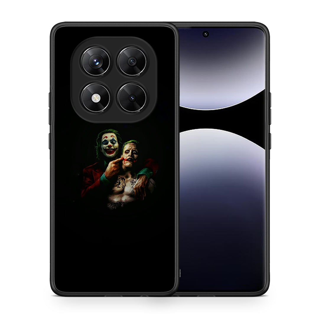 Θήκη Xiaomi Redmi Note 14 Pro 5G / Poco X7 Clown Hero από τη Smartfits με σχέδιο στο πίσω μέρος και μαύρο περίβλημα | Xiaomi Redmi Note 14 Pro 5G / Poco X7 Clown Hero case with colorful back and black bezels