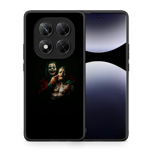 Θήκη Xiaomi Redmi Note 14 Pro 5G / Poco X7 Clown Hero από τη Smartfits με σχέδιο στο πίσω μέρος και μαύρο περίβλημα | Xiaomi Redmi Note 14 Pro 5G / Poco X7 Clown Hero case with colorful back and black bezels