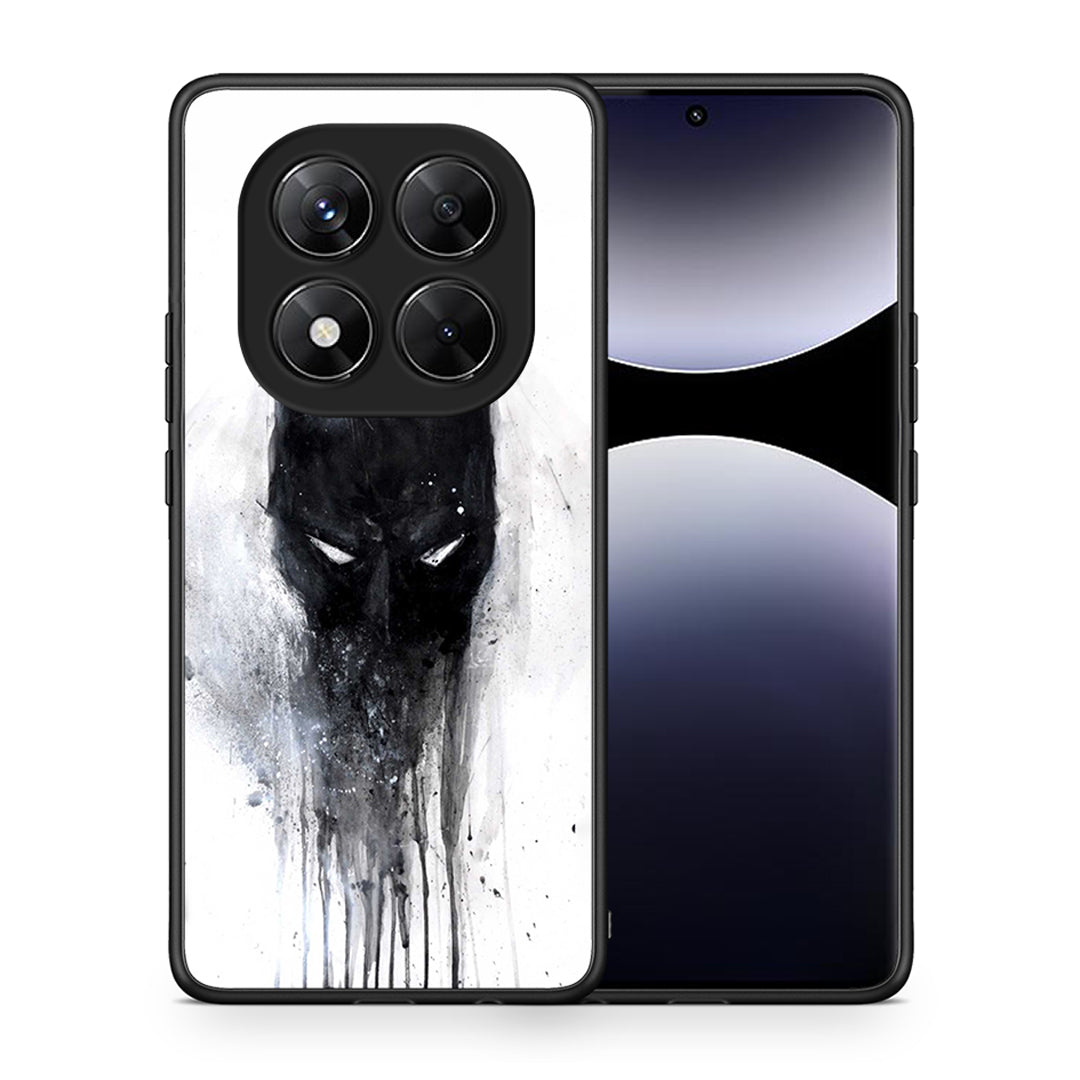 Θήκη Xiaomi Redmi Note 14 Pro 5G / Poco X7 Paint Bat Hero από τη Smartfits με σχέδιο στο πίσω μέρος και μαύρο περίβλημα | Xiaomi Redmi Note 14 Pro 5G / Poco X7 Paint Bat Hero case with colorful back and black bezels
